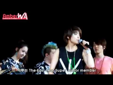 [CUT VID] [Fancam Amber Focus] 120922@ SMTown Live In Jakarta Oops - f(x) ft Super Junior