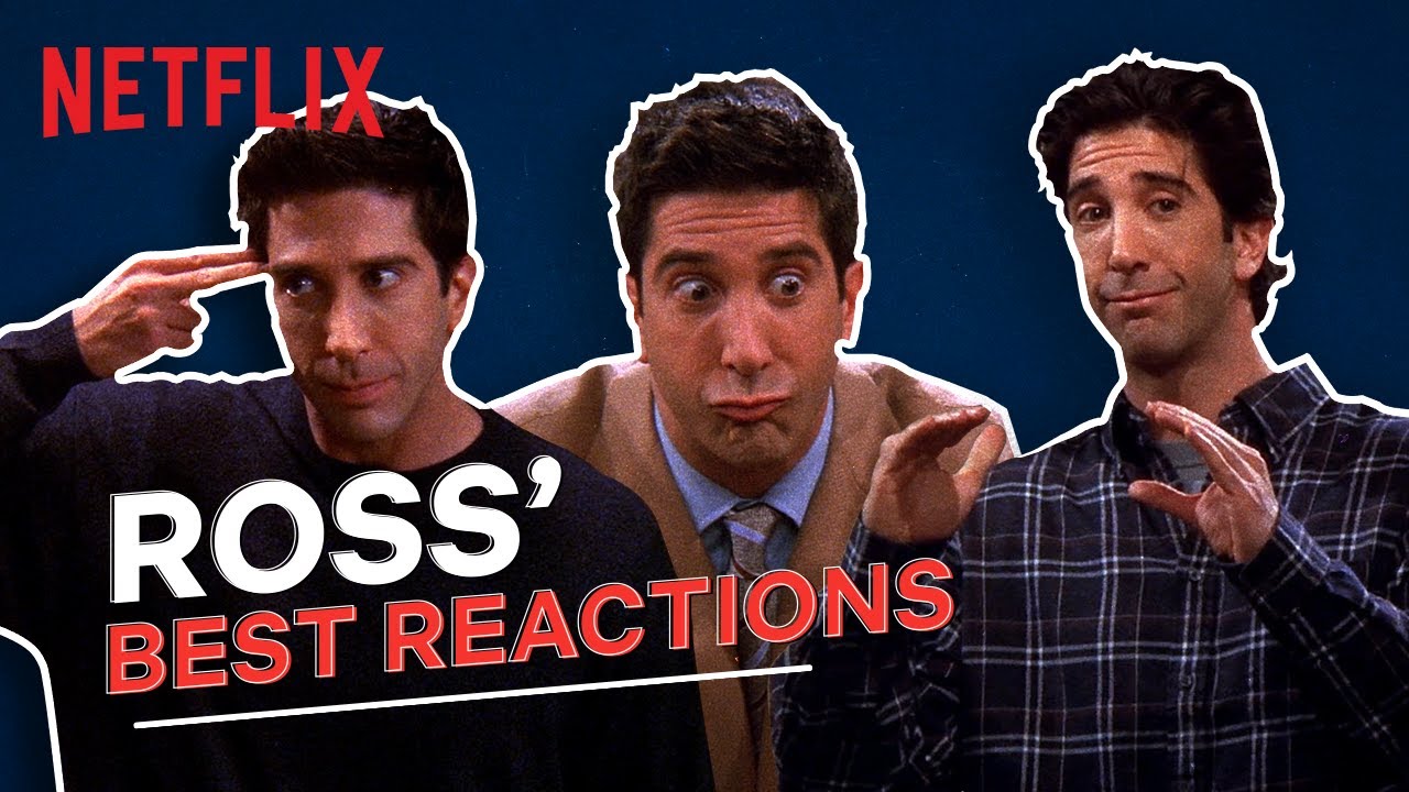 Ross Best Reactions | Friends | David Schwimmer | Netflix India