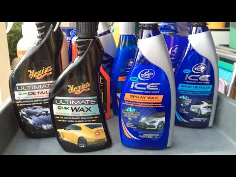 Meguiar's Ultimate Quik Wax vs. Turtle Wax ICE Spray Wax