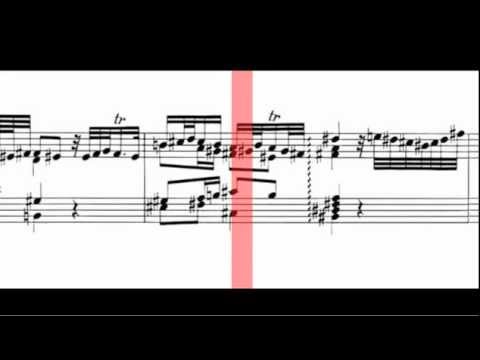 BWV 903 - Chromatic Fantasy & Fugue - (Scrolling)