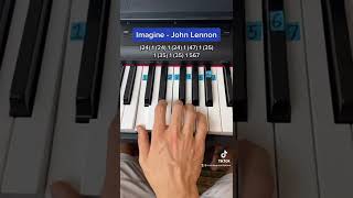 Imagine - John Lennon easy piano tutorial!