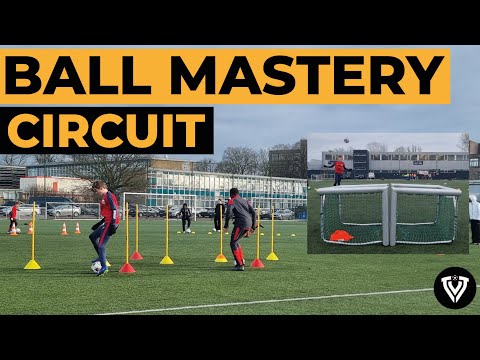 Ball Mastery Circuit | 3 Variations | Football - Soccer Drills | U11 - U12 - U13 - U14