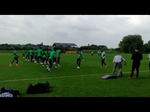 WATCH: Super Eagles Train For England Friendly WATCH: Super Eagles Train For England Friendly