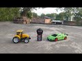 RC Die Tractor Model Unboxing Sonlaika 60 Mahindra 575 Eicher 480 Farming Tractor Toys