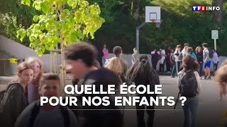 Professeurs, décrochage scolaire, IA... Quelle école pour nos enfants ?｜TF1 INFO