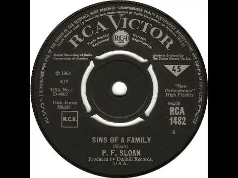 UK New Entry 1965 (274) P.F. Sloan - Sins Of A Family