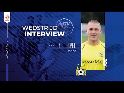 Interview Freddy Quispel na afloop ACV - Staphorst