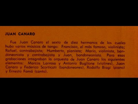 Juan Canaro - Buen Amigo - Santa Paula