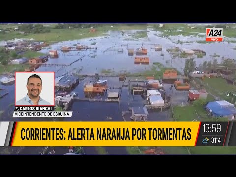 🔴 Corrientes: temporal e inundación en la localidad de Esquina