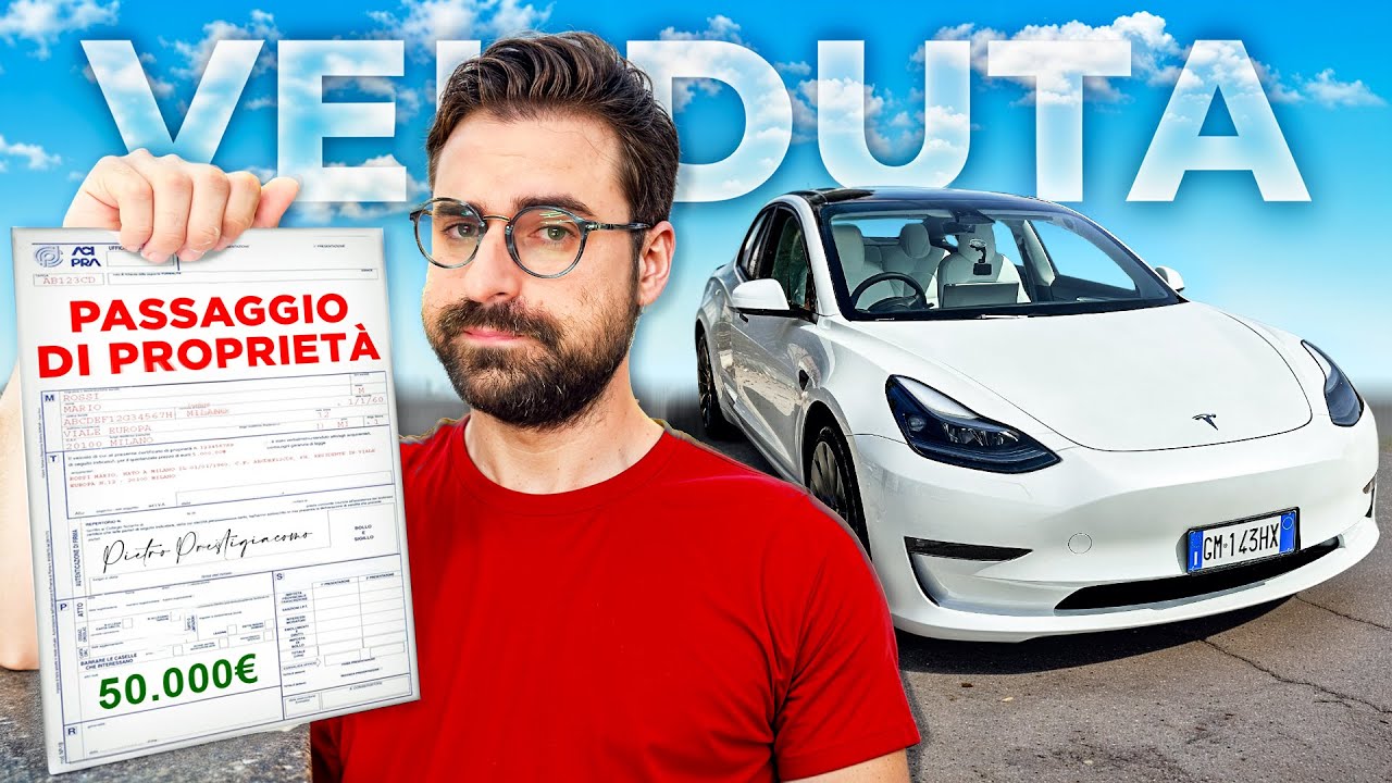 HO UFFICIALMENTE VENDUTO LA TESLA.