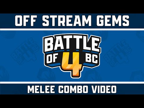 Off-stream Gems from Battle of BC 4 (Melee Combo Video)