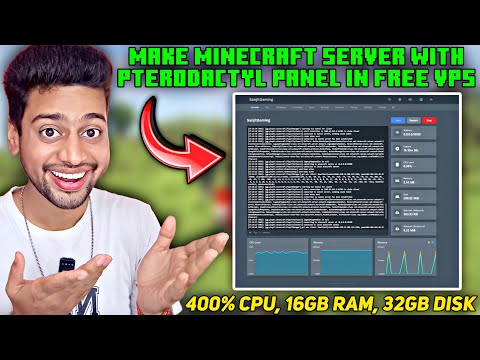 How To Setup Pterodactyl Panel For Free | GitHub Pterodactyl Panel | 400% CPU & 16GB RAM Server
