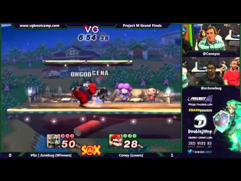 7/30/14 S@X Coney (Wario) Vs. Junebug (Ganon)