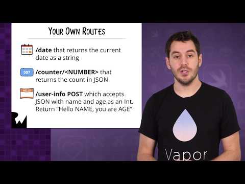 Create Your Own Routes Challenge Server Side with Vapor 3 using Swift 4 and Xcode 9