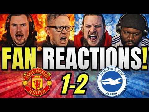 Manchester United 😞 GUTTED Fans React to Manchester United 1-2 Brighton | FA Cup Fan Reactions