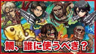 【コトダマン】コラボ専用鯛を優先使うべきはこいつだ！進撃ガチャキャラの祝福を考察！【進撃の巨人】