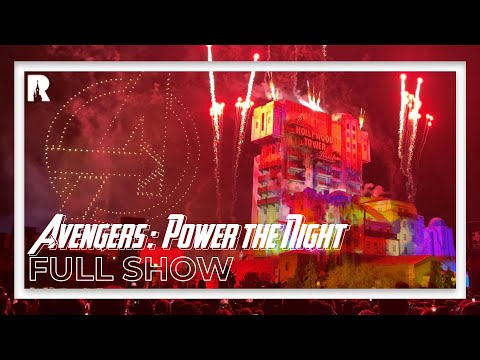 [4K60] Avengers: Power The Night Premiere at Disneyland Paris