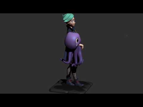 Serge Birault Squidgirl