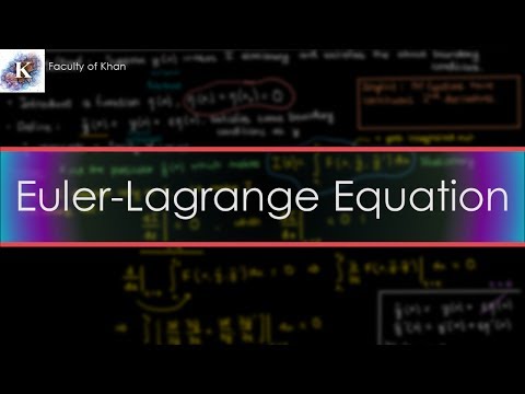 image-What are the Euler-Lagrange equations?