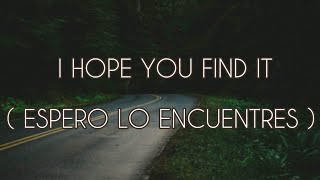 Miley Cyrus - I Hope You Find It (Lyrics/Letra) ❣️