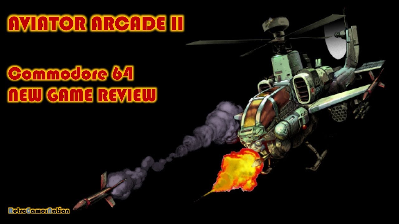 Aviator Arcade II (C64) - Great New Vertical Shoot'em Up