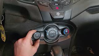 2014 Ford Fiesta Blower motor only works on high/ setting # 4