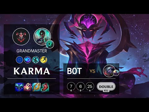Karma Bot vs Tristana - EUW Grandmaster Patch 11.8