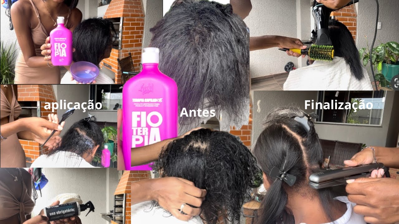 RETOQUE DE PROGRESSIVA /em um cabelo fino e pouco volume