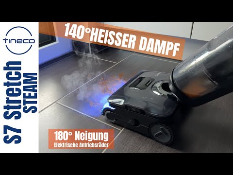 Tineco S7 Stretch Steam - Cleans with 140° hot steam!