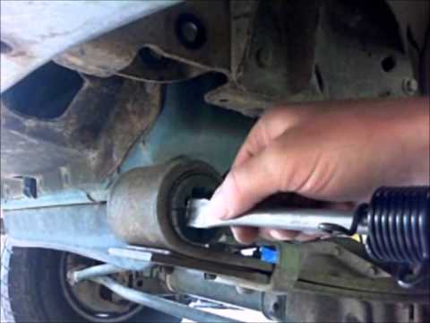 Leaf spring bushing replacement