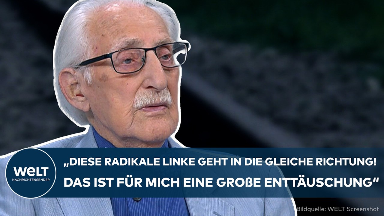 HOLOCAUST-ÜBERLEBENDER: Leon Weintraub fordert AfD-Verbot – warnt aber auch vor radikalen Linken