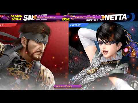 TrueDingus (Bayonetta) vs Rinrin (Snake) Dragon Arena Smash #5 Winners Finals