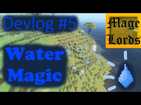 Minecraft Magic Datapack | Mage Lords Devlog #5 | Water Magic!