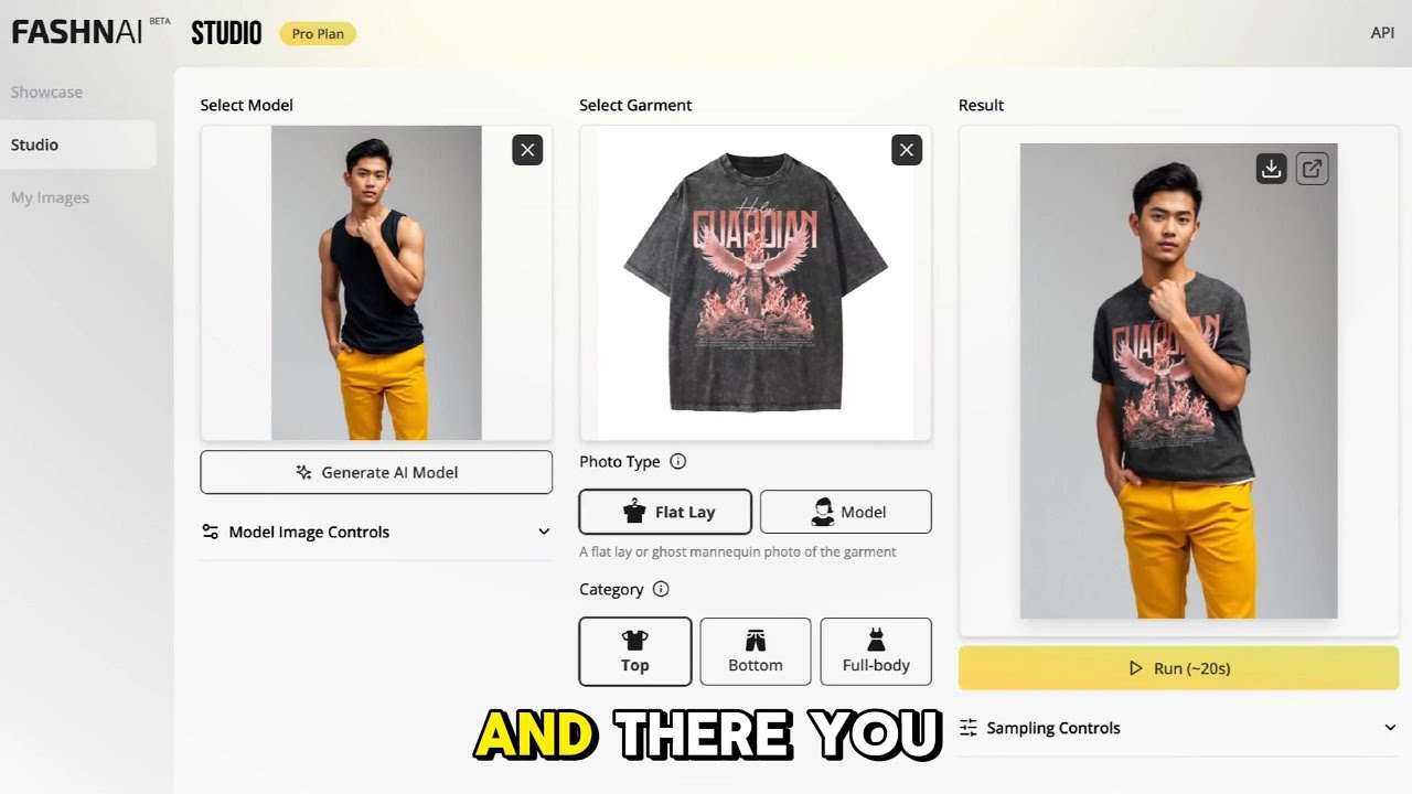 FASHN Virtual Try-On  [ Web app & API ] demo video