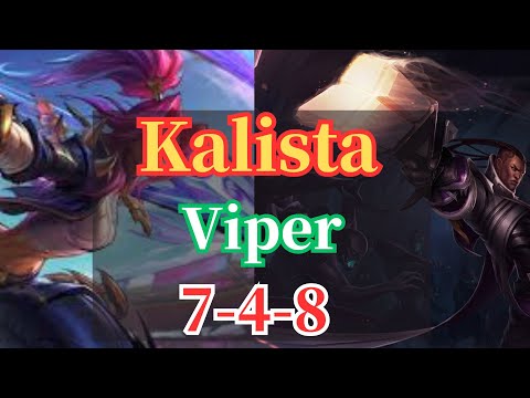 LOL VIPER Challenger 1036lp Kalista VS Lucian 7-4-8