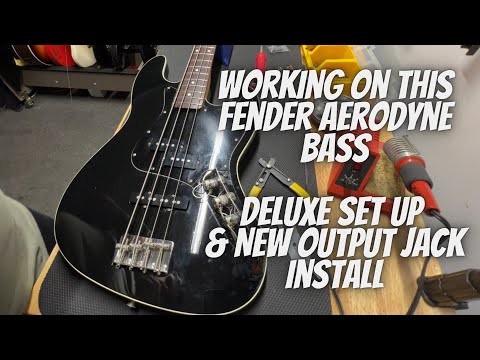 Fender Aerodyne Deluxe Set up & Output Jack Install