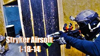 preview picture of video 'Stryker Airsoft NJ 1-18-14 Gameplay (Run Like the Wind!! GoPro Hero 3 POV KWA  LM4)'