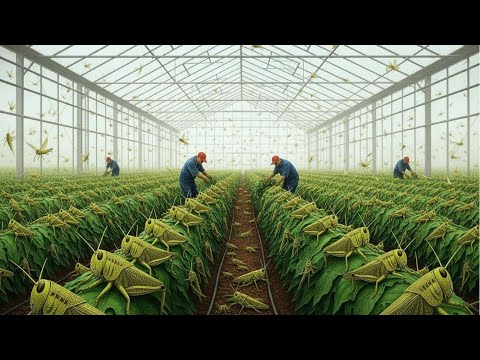 Inside Large-Scale Locust Farms