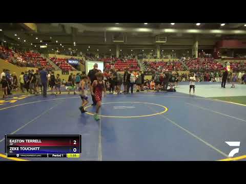 62 Lbs Round 3 - Easton Terrell, AR Vs Zeke Touchatt, KS 879b