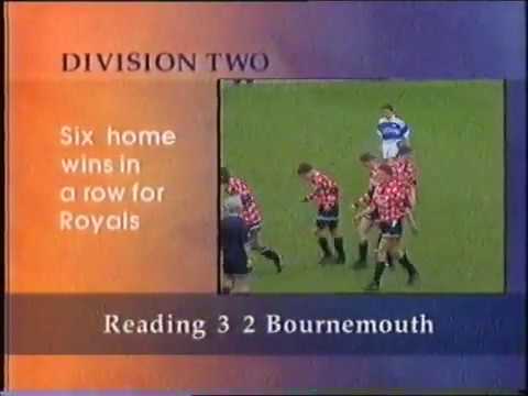 Reading FC 3-2 Bournemouth 1992/93