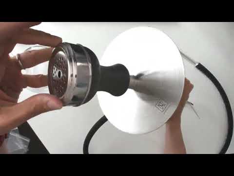 M  ROSENFELD Set narghilè completo in acciaio inox di alta qualità, Ottima qualità ma zero istruzion