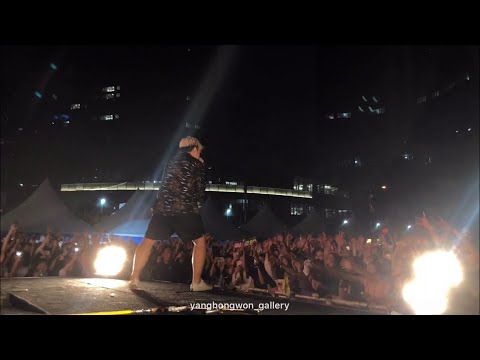 190810 한요한&스윙스 - 무대 다이빙&TO ALL THE FAKE RAPSTARS&멘트 [ IMJMWDP : BIG BEACH WATER WAR ]
