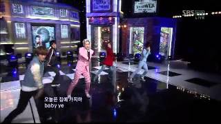 GD and TOP SBS Popular Music 집에 가지마 (Don&#39;t Go Home) Eng Sub