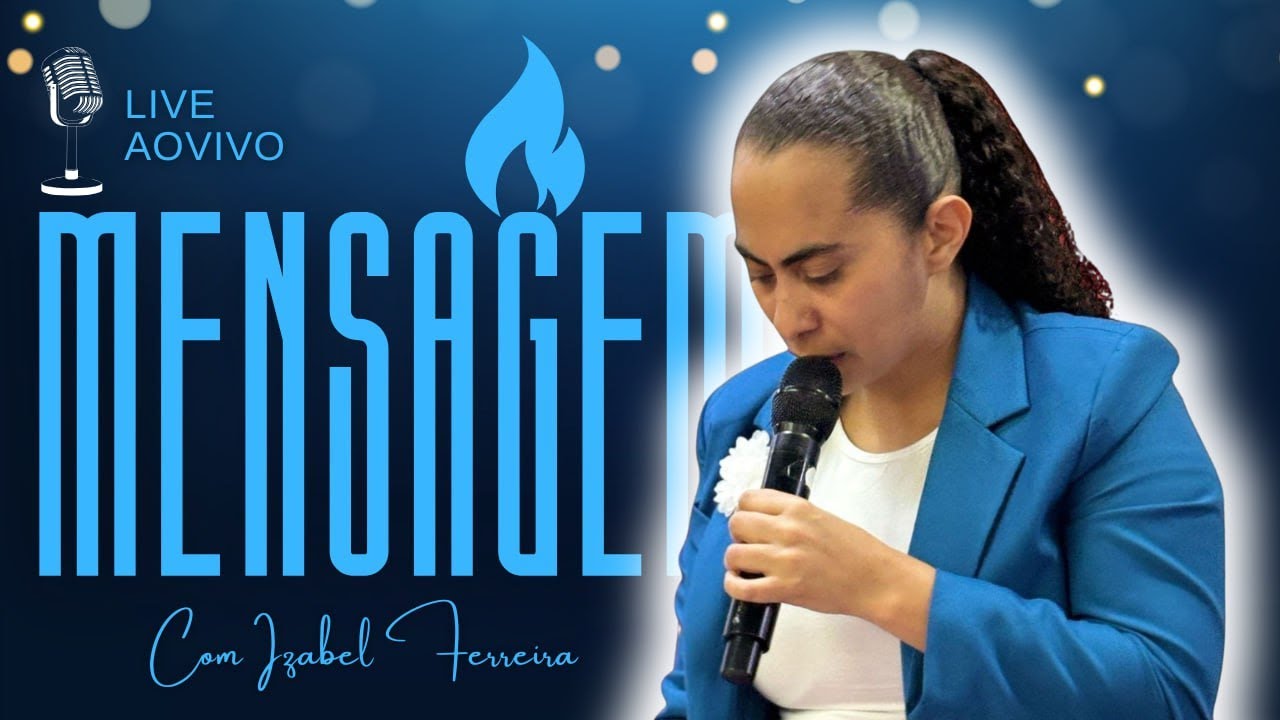 28/12/2024 - PREGAÇÃO COM  IZABEL FERREIRA | 1 SAMUEL 2:1