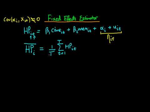 Fixed Effects estimators: an introduction