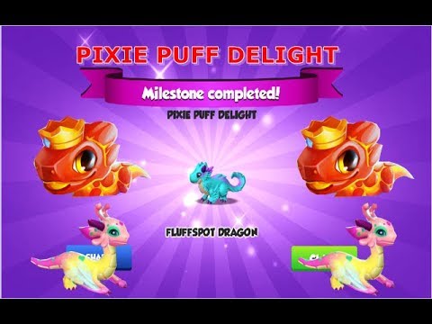 PIXIE PUFF DELIGHT EVENT-Dragon Mania legends | Pixie Dot Dragon | Fluffspot Dragon | HD