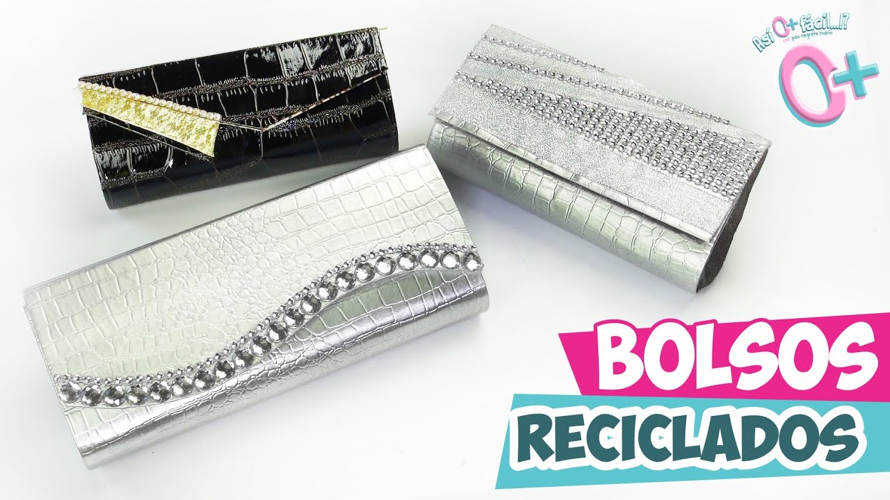 Bolso DE MANO para Fiesta RECICLADO  ★Así o más fácil★ DIY
