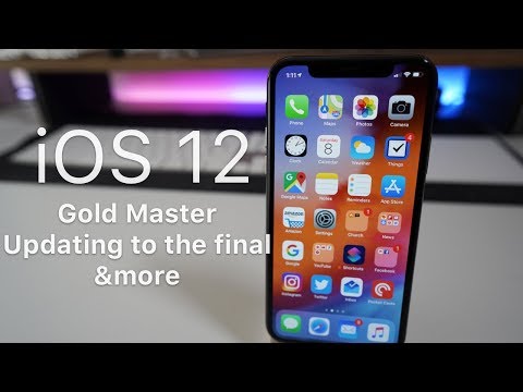 iOS 12 - Gold Master Date, Updating to the final and more Video