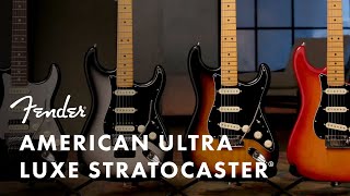 Video thumbnail for American Ultra Luxe Stratocaster | American Ultra | Fender by Fender