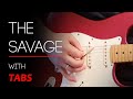 THE SAVAGE Guitar Lesson With Tabs The Shadows